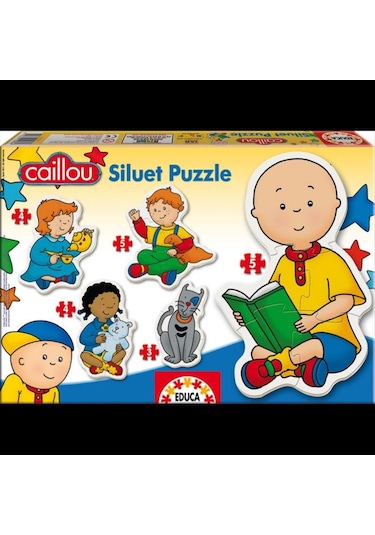 Educa 15034 Caillou Siluet Puzzle (2-3 Yaş)
