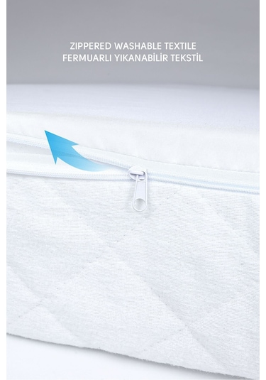 Bebek  Yatağı, Yastığı Yıkanabilir Kılıf