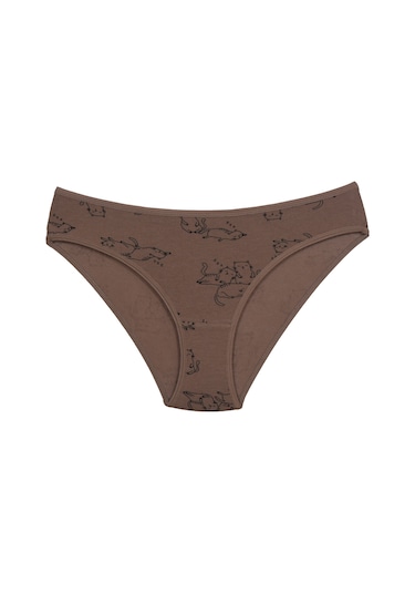 Asist Secret Magic Asm1111 Kadın 3 Lü Renkli Karışık Pamuklu Bikini Külot