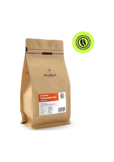 Blendblack Ethiopia Yirgacheffe Gr2 Çekirdek Kahve 250 G Single Origin