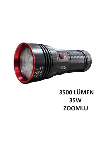Powerdex Pd-10200 Profesyonel Avcı El Feneri 35w 3200 Lümen