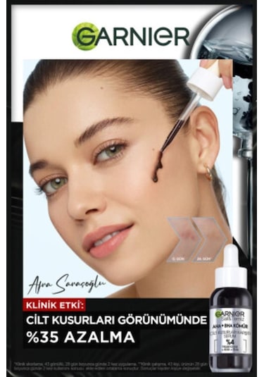 Garnier Aha Bha Cilt Kusurları Karşıtı Siyah Serum 30 ML