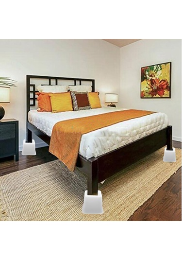 Suntek 4x Mobilya Yükselticiler Çekyat Masa Beyaz-3-inç-4-adet Beyaz 3 İnç 4 Adet