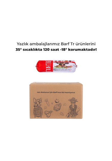 Barftr Mix Barf 10 KG Salam Yetişkin Köpek Maması 20 x 500 G
