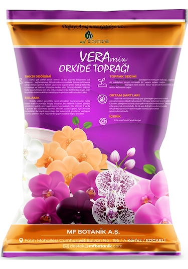 Orkide Toprağı 3 Litre Orkide Çiçeklendirme Toprağı