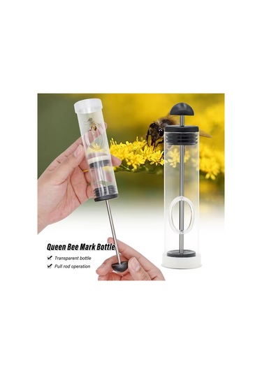 Xurunkeji Kraliçe Arı İşaret Şişesi Arı Kraliçesi Yakalama Kafesi Catch-king Toksik Olmayan Yakalayıcı Arıcılık Etiketli Arıcılık Aracı
