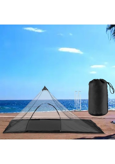 Dolıty Bivy Çadır Hafif Üçgen Uyku Net Trekking Kamp Siyah Siyah