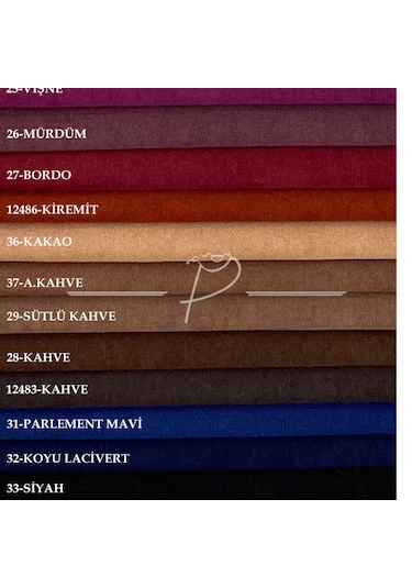 Fon Perde 51 Renk Petek Kadife Ada Fonluk 1. Kalite Ultra Gramaj Düz Fonluk