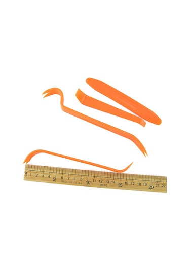 jmsstore 4 Adet Taşınabilir Oto Araba Radyo Panelli Kapı Klip Paneli Trim Temizleme Yükleyici Pry Kiti Tamir Araçları