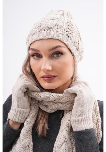 Atkı Bere Eldiven Seti