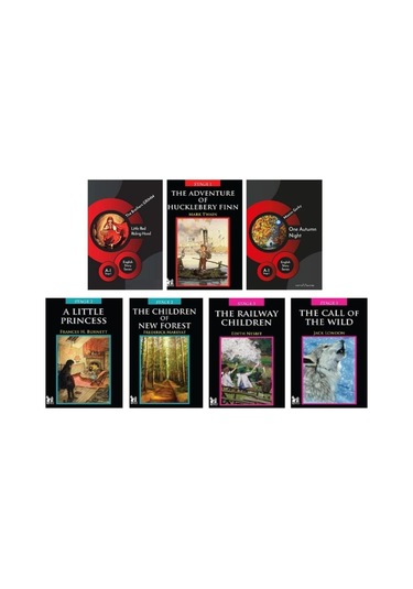 İngilizce Hikayeler 7 Kitap Set Stage 1-2-3