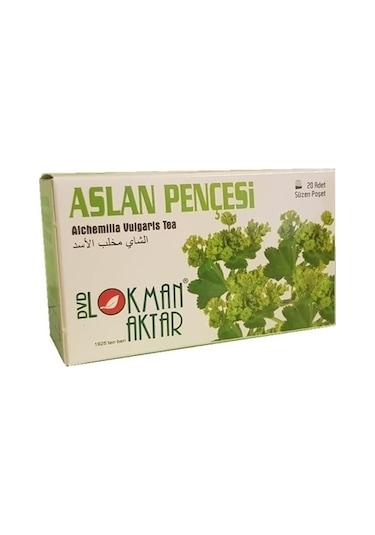 Lokman Aktar Aslan Pençesi Bitki Süzen Poşet Çay 20 x 2 G