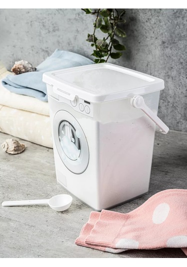 Al'ternativa Çamaşır Deterjanı İçin Kap Ve Saksı, 2 Adet 194277398 Beyaz