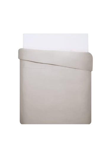 Linens Mix&match Pamuk Tek Kişilik Saten Nevresim Kılıfı Taş