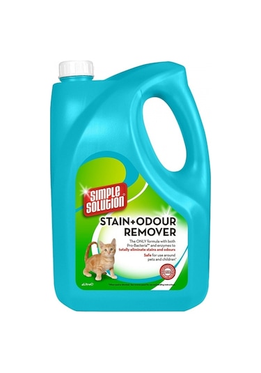 Simple Solution Kediler için Leke ve Koku Giderici 4 Lt