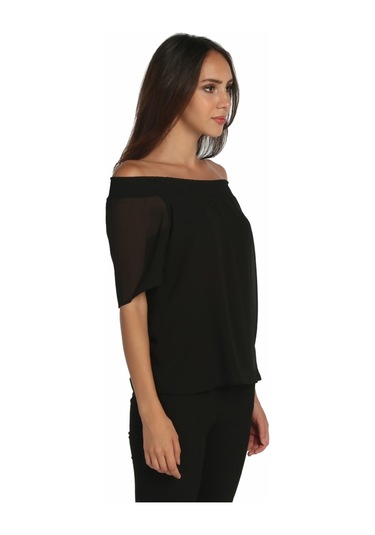 Bulalgiy Kadın Siyah Carmen Bluz - Bga100221