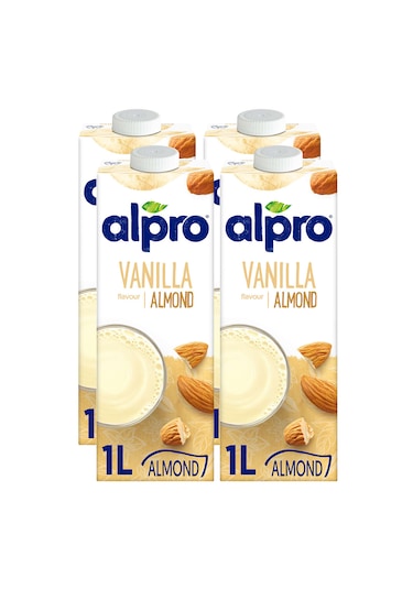 Alpro Vanilyalı Badem Sütü 4 x 1 L