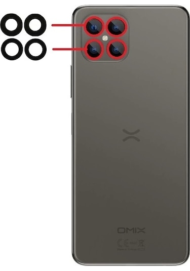 Omix X600 Kamera Camı