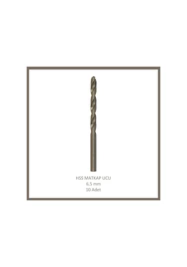 Hss Matkap Ucu 6,5 Mm, Metal, Ahşap, Plastik İçin 10 Adet