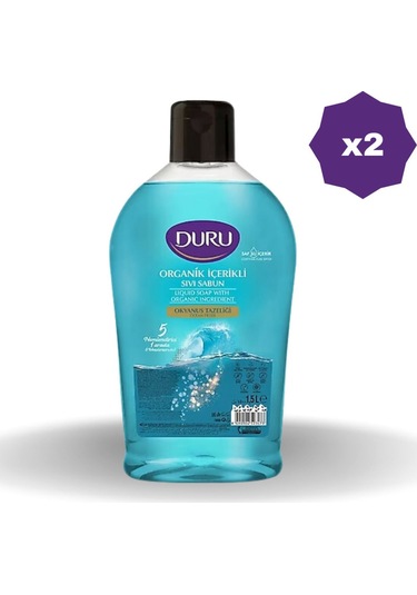 Duru Sıvı Sabun Okyanus 1500 ML 2 Adet