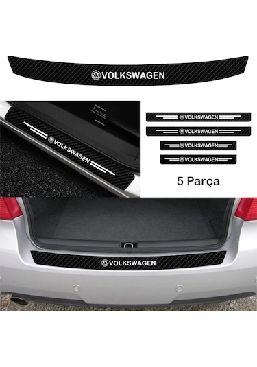 Volkswagen Tiguan Arka Tampon Bagaj Koruyucu Sticker