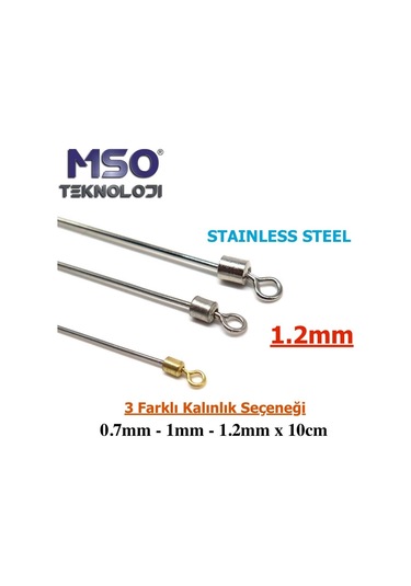 MSO Olta Balıkçılık Paslanmaz Çelik Mepps Jig Yem Yapım Fırdöndü