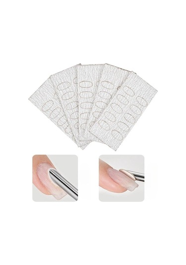 Tırnak Tırnak Eti İtici Kendinden Yapışkanlı Kum Tanesi Dosya Kırpma Çivi Ön Parlatma Zımpara Seti Manikür Tedavisi Aracı 100