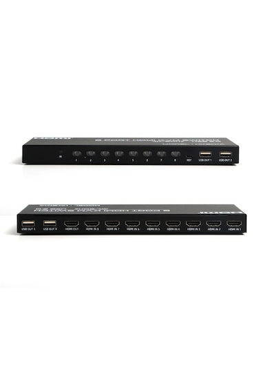 Dark DK-AC-KVMHD8X1 8 Port 4K 60 Hz HDMI Kvm Switch