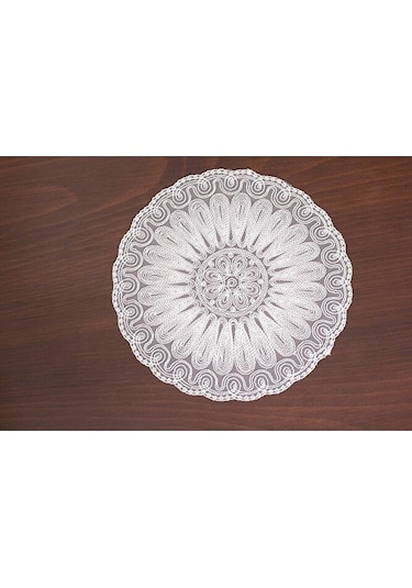 12 Kişilik Amerikan Servis Supla Ve Runner Seti Kırık Beyaz Renk Beyaz