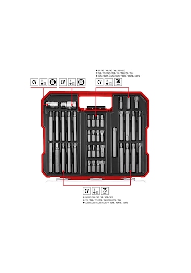 Einhell XL-CASE 40 Parça Bits Uç Seti - 49109032