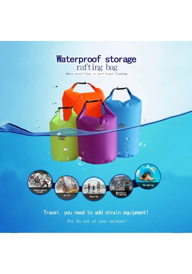 40l Su Geçirmez Kurutucu Çanta Drifting Kamp Yürüme Yüzme Kayak