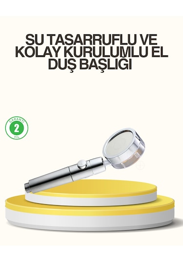 Su Basıncını Artıran Sızdırmaz Duş Başlığı Çok Renkli