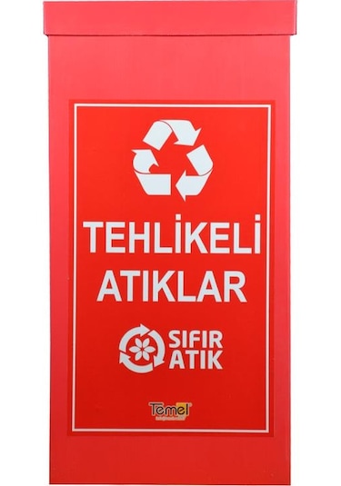 Geri Dönüşüm Kutusu - Atık Kutusu Tehlikeli Atıklar
