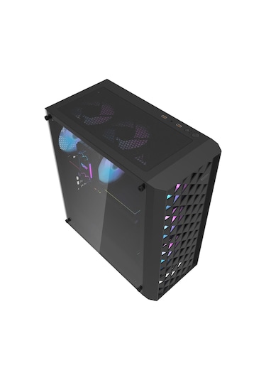 Aıgo Dk351 Usb3.0 4 12cm Fan Temperli Cam Siyah E-atx Kasa Psu Yok