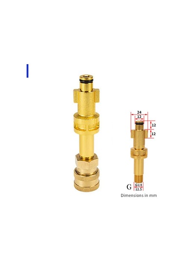 Anatoliadelight 1/4" Basınçlı Yıkama Püskürtme Tabancası, Karcher Hızlı Bağlantı Adaptörü Green