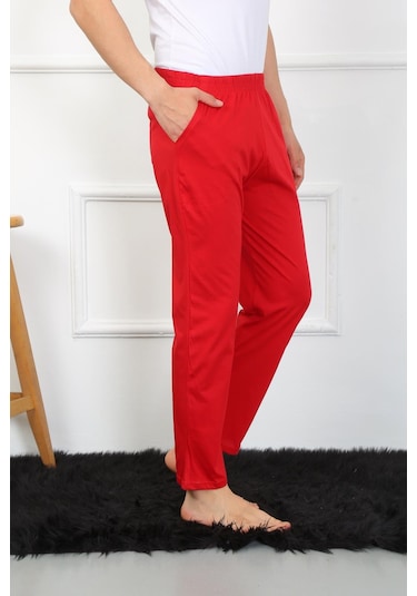 Akbeniz Erkek Pamuk Kırmızı Tek Alt Pijama 27495 Kırmızı