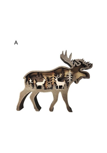 Premium Orman Elk Süslemesi Yaratıcı Kompakt Taşınabilir A