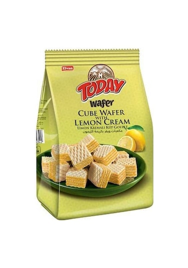Today Küp Gofret Limonlu 200Gr. (1 Paket)