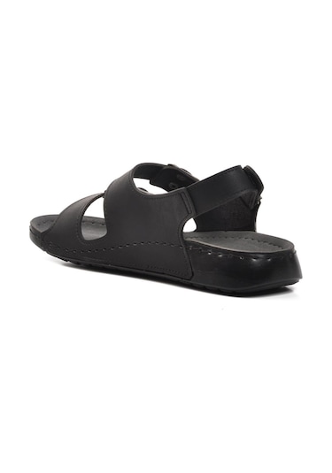Ayakmod 80-954 Siyah Erkek Sandalet 001