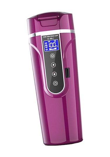 Suntek 12V/24V Paslanmaz Çelik Elektrikli Su Isıtıcısı Mor