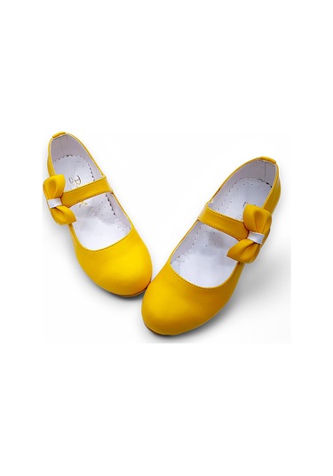 Beebron Ortopedik Topuklu Abiye Kız Çocuk Ayakkabı Soft Series Abiayk2401 Sarı Sarı