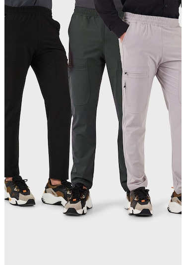 Buratti Erkek Pantolon 693710s3 Siyah Gri Füme