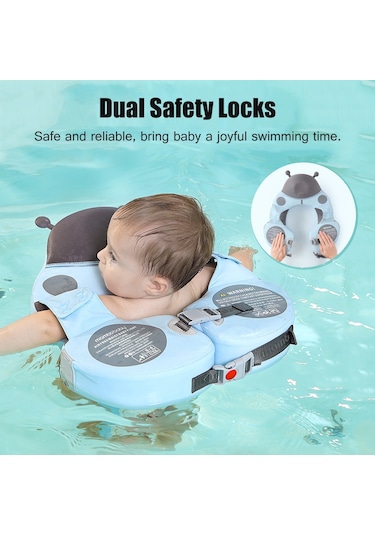 Mambobaby Sevimli Bebek Yüzme Şamandırası Şişme Olmayan Mt3130bl-1 Mavi