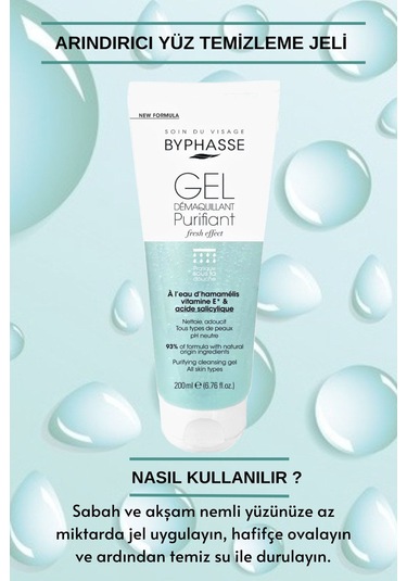 Byphasse Arındırıcı Yüz Temizleme Jeli Tüm Cilt Tipleri 200 ML