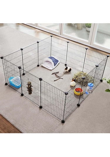 Hodbehod 12 Panel Hayvan Oyun Kafesi Kedi Kuş Evcil Hayvan