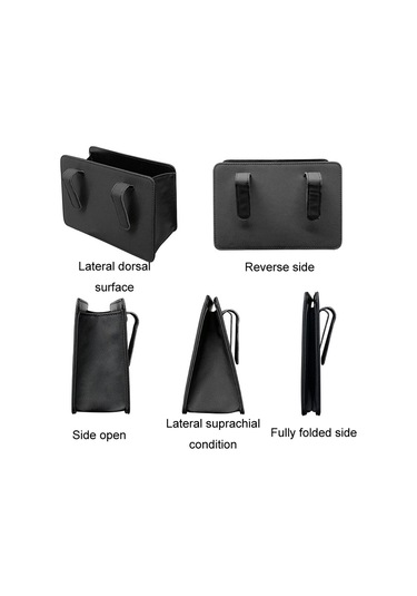 Araba Katlanır Çöp Kutusu Çok Fonksiyonlu Koltuk Arkalığı Asılı Saklama Kutusu Bej