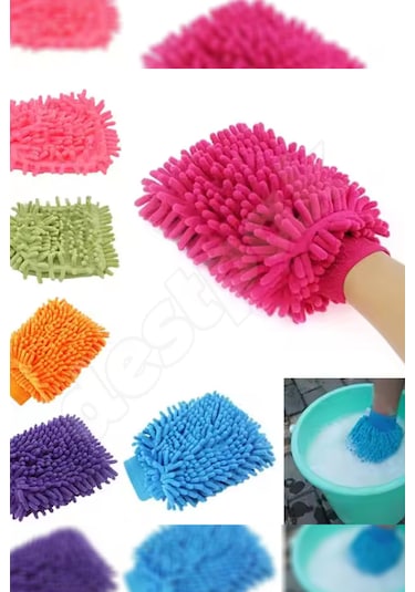 Çizmez Makarna Eldiven - Araba Temizlik Eldiveni - Çok Amaçlı