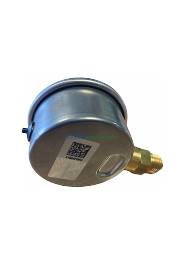 50Mm -1 0 Bar 1 4" Alttan Çıkışlı Gliserinli Vakummetre Pakkens
