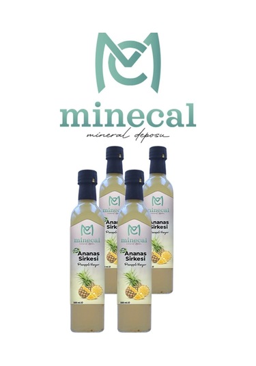 Ananas Sirkesi 4x500 Ml %100 Katkısız Doğal Şekersiz Koruyucu Içermez