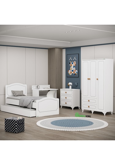 Garaj Home Yaren 3 Kapaklı Genç Odası Takımı Diğer